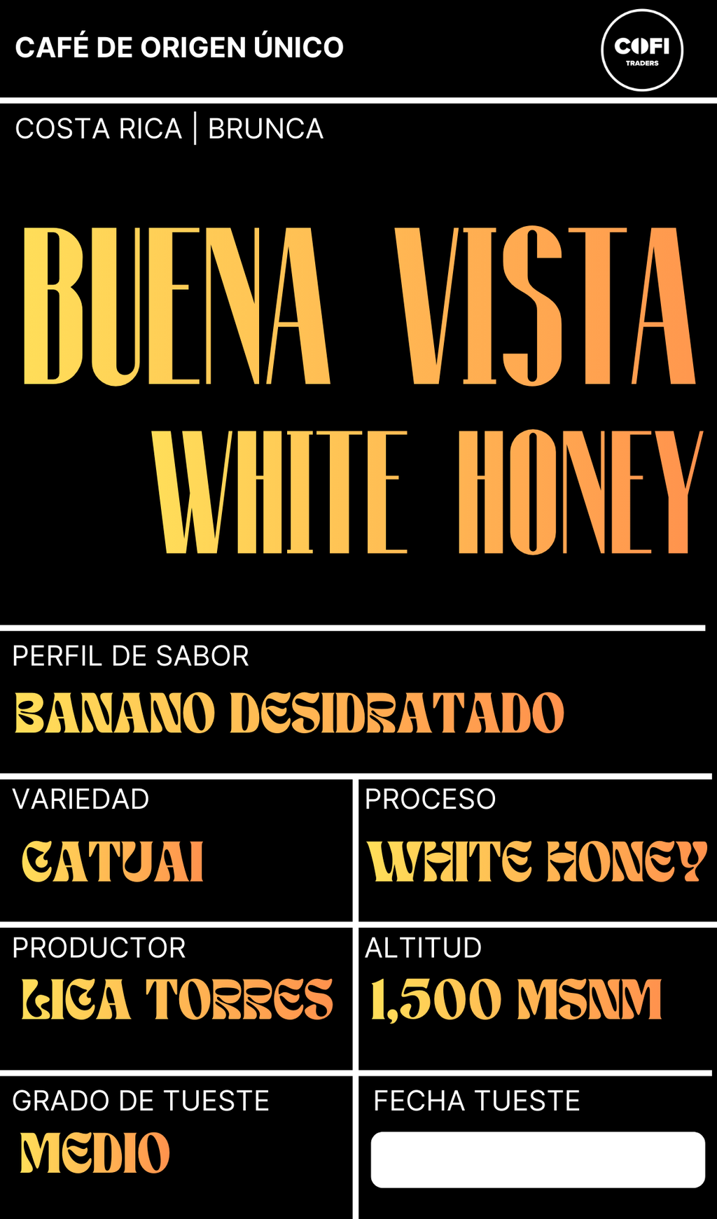 Buena Vista White Honey